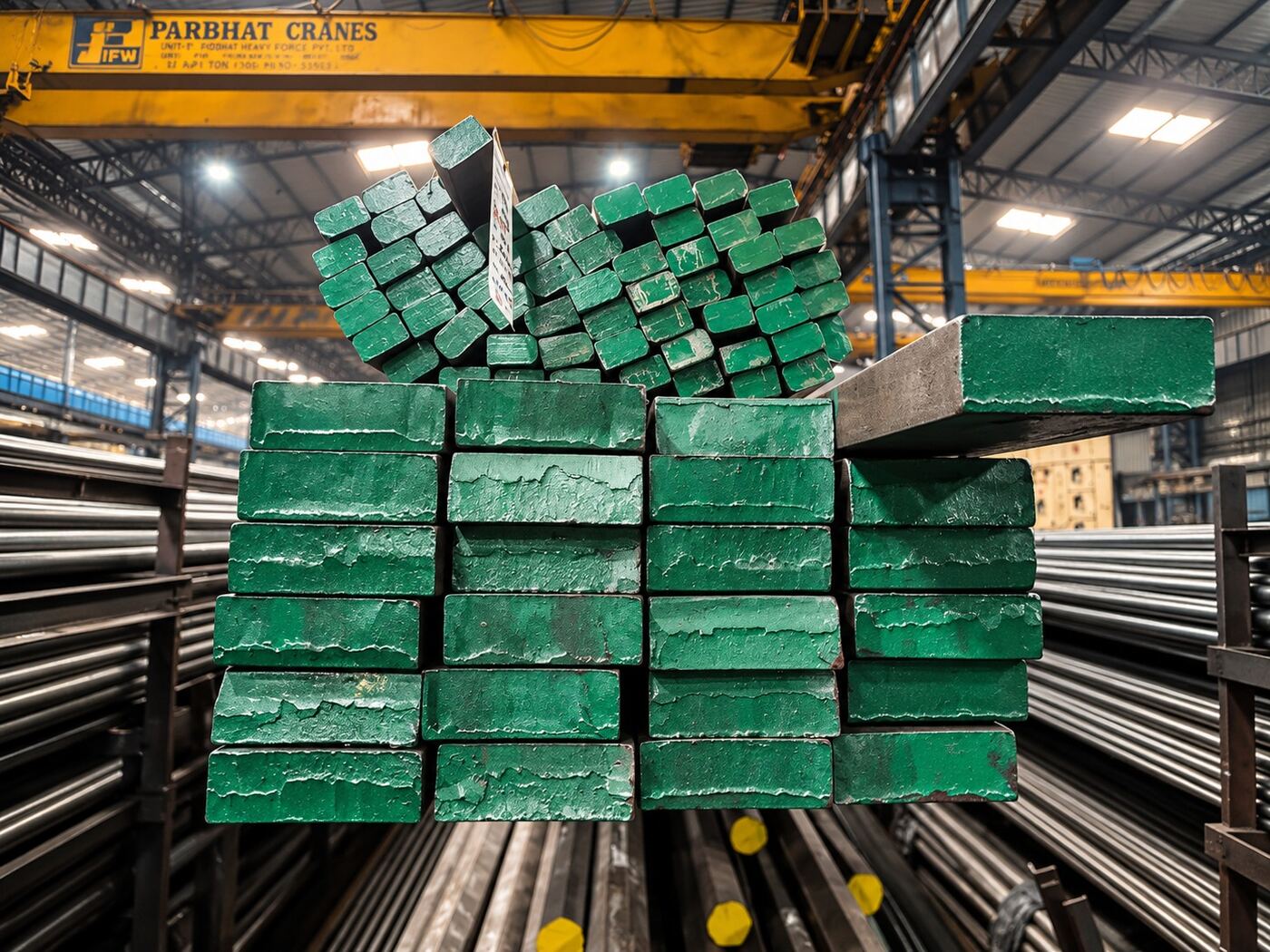 Bright flat steel bars