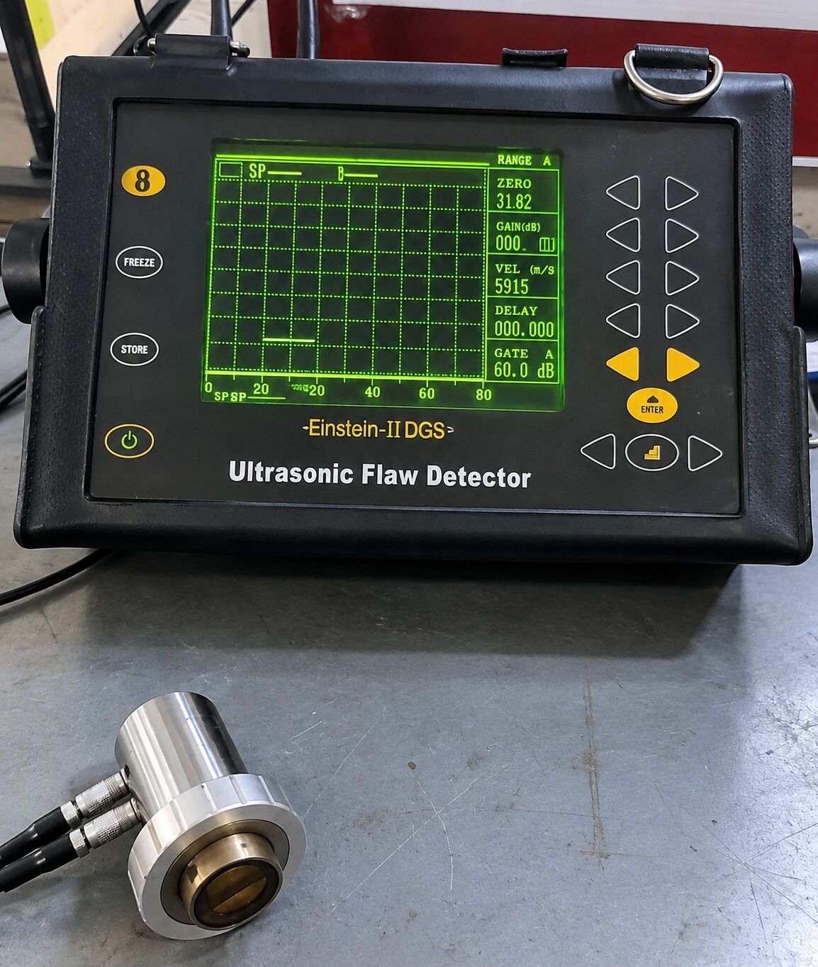 Internal crack testing (ultrasonic)